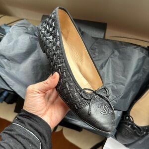 Chanel Black Ballet Flats
